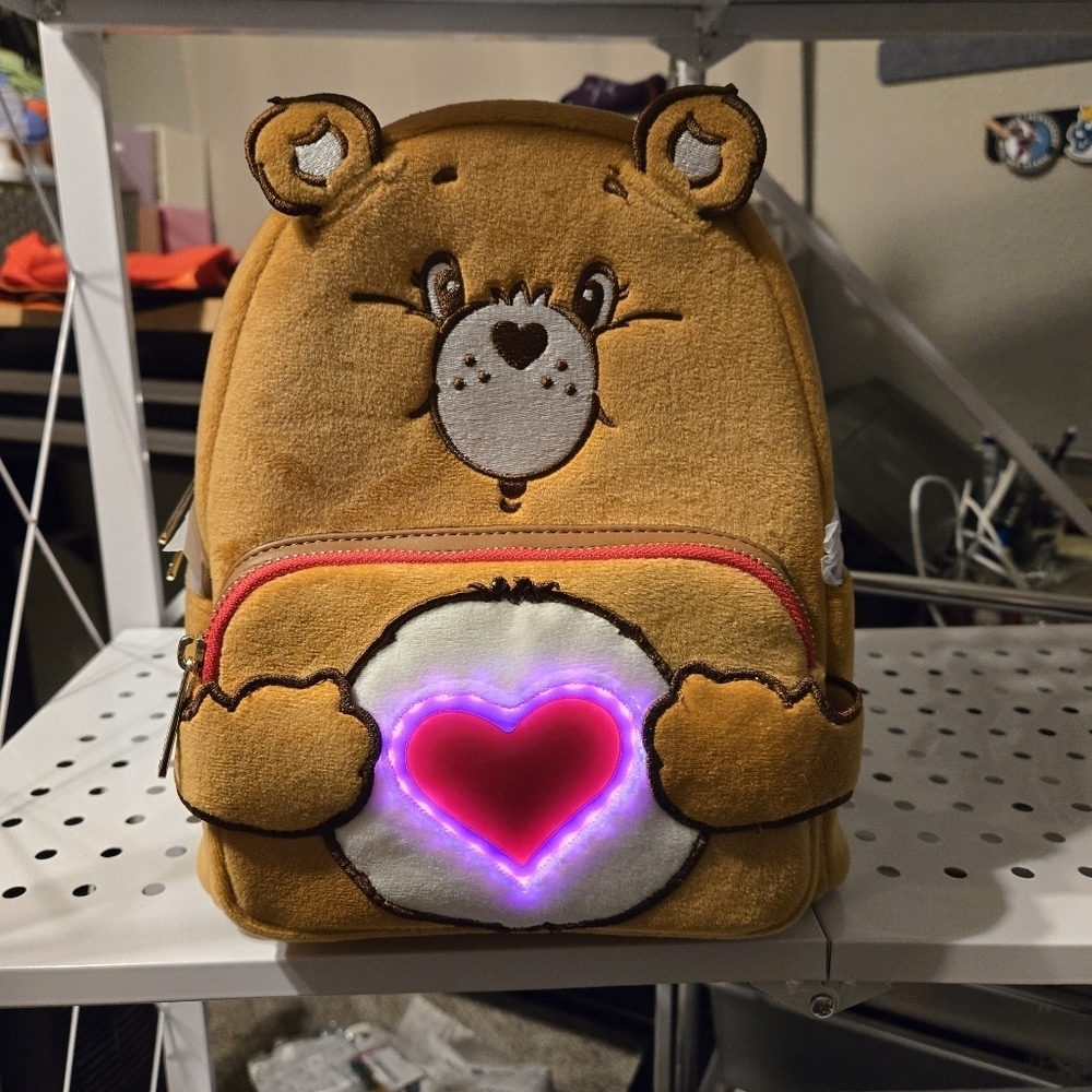Loungefly Care Bear Lightup Mini Backpack - NWT